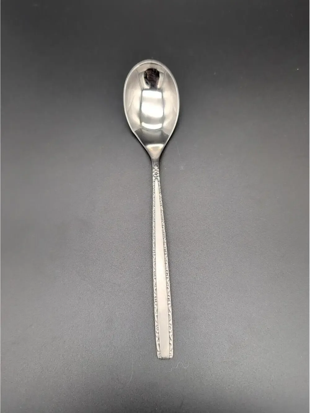 Oneida Community VIA ROMA Stainless Flatware Dessert Spoons (6 pc Set)